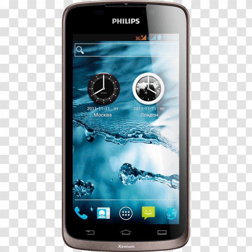 Smartphone Philips Android Dual SIM Subscriber Identity Module - Xenium W732 - Image Transparent PNG