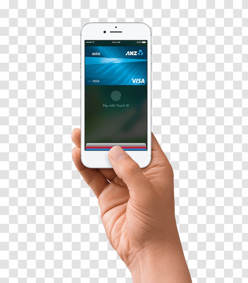 Apple Pay MasterCard Credit Card Contactless Payment - Iphone - Handheld Transparent PNG