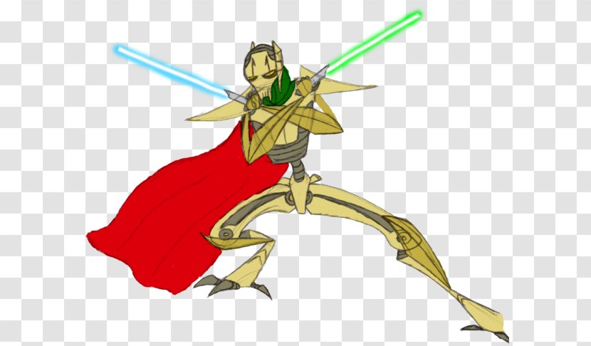 Sword Insect Costume Design Clip Art - General Grievous Transparent PNG