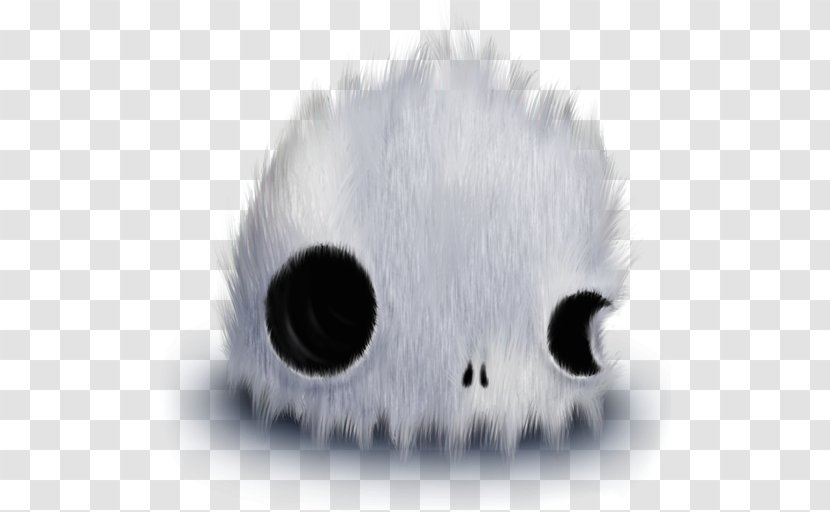 ICO Monster Icon - Whiskers - Cute Little White Hair Transparent PNG