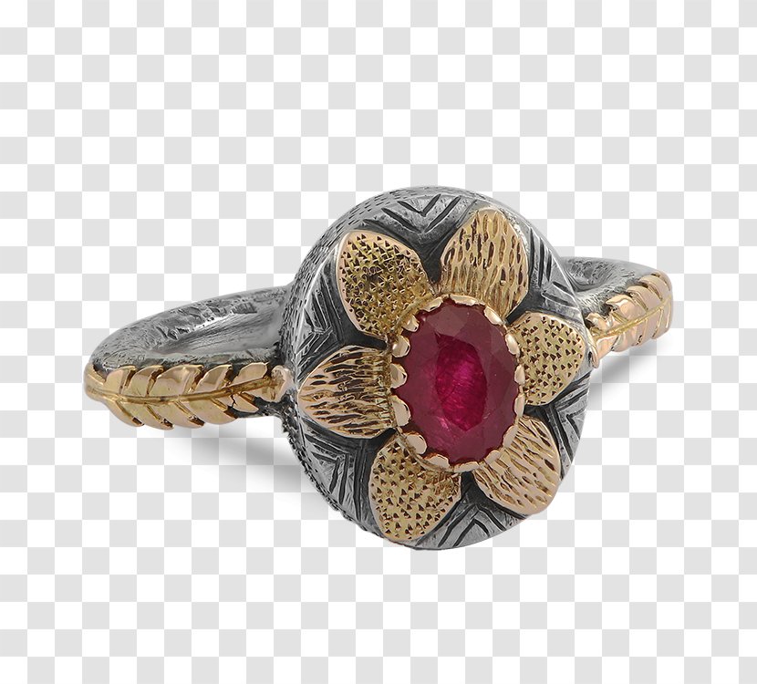 Ruby Ring Gold Jewellery Gemstone - Charms Pendants Transparent PNG