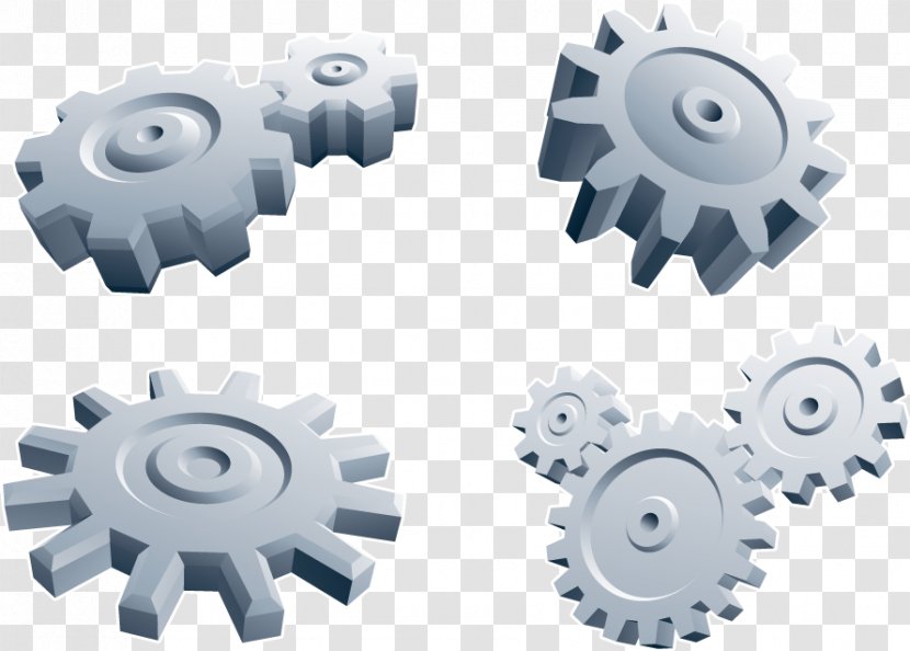 Gear Engineering - Industrial Gears Vector Transparent PNG