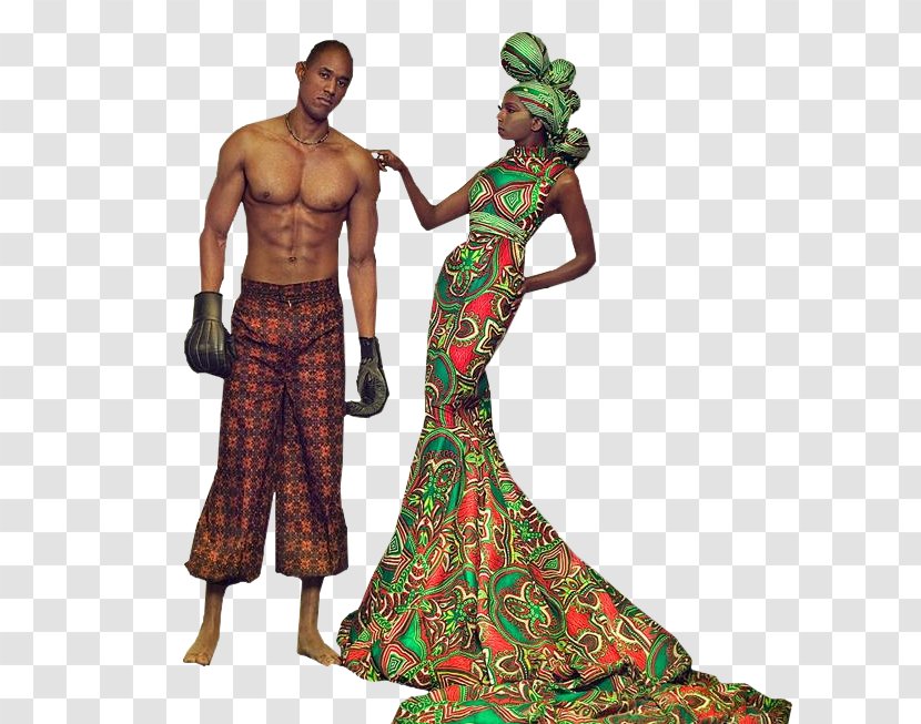 African Waxprints Dress Clothing Fashion - Costume Design - Africa Transparent PNG