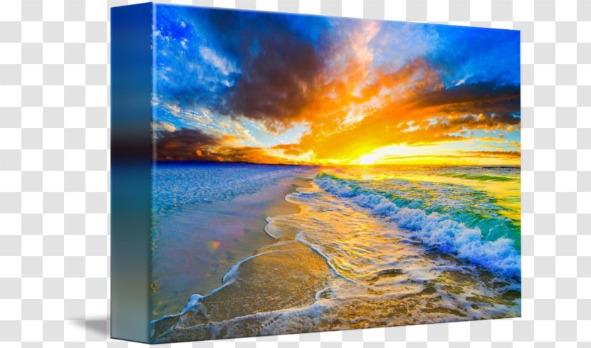 Painting Energy Picture Frames Nature Sky Plc - Heat - Beach Sunset Transparent PNG