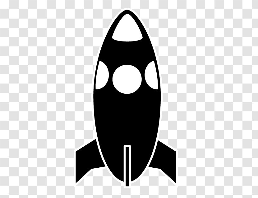 Rocket Vehicle Transport Clip Art - Black Transparent PNG