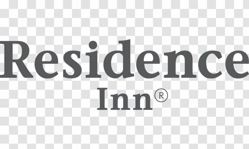 Logo Residence Inn By Marriott Brand Product Design Black - International - Hotel Reception Transparent PNG