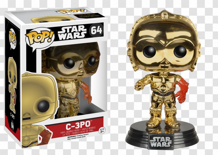 C-3PO San Diego Comic-Con R2-D2 Chewbacca Funko - Star Wars Transparent PNG