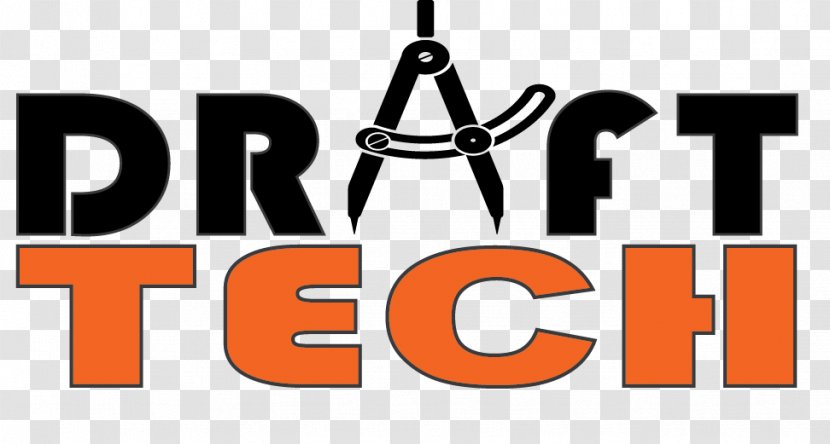 DraftTech Logo Technical Drawing Graphic Design - Manufacturing - Draft Transparent PNG