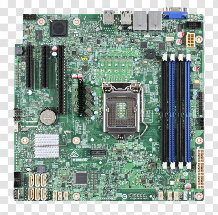 Intel Motherboard LGA 1151 Xeon CPU Socket - Microcontroller Transparent PNG