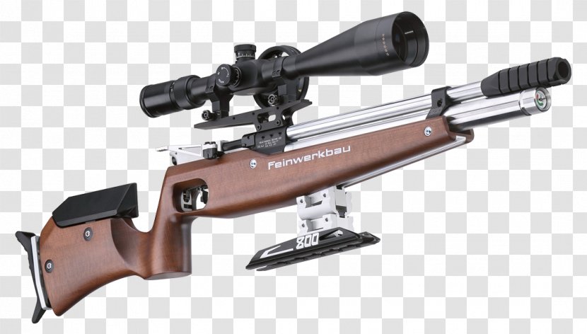 Air Gun Trigger Firearm Field Target Feinwerkbau - Watercolor - Weapon Transparent PNG