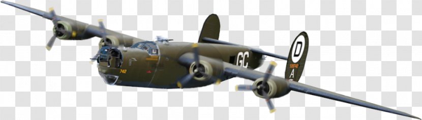 Bomber Consolidated B-24 Liberator Airplane Boeing B-17 Flying Fortress Second World War - Two Transparent PNG