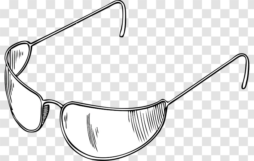 Clip Art Sunglasses Vector Graphics Eyewear - Black And White - Glasses Glass Transparent PNG