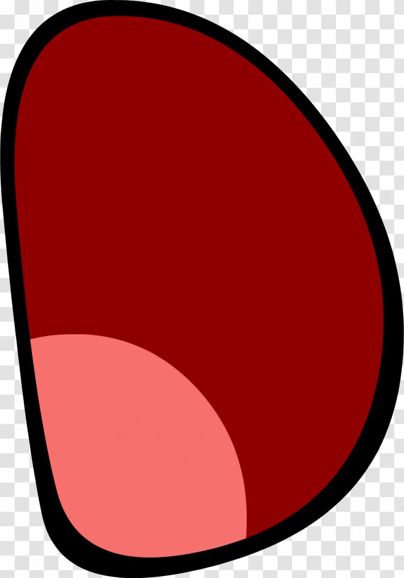 Mouth Nickel Clip Art - Red - Eraser Transparent PNG