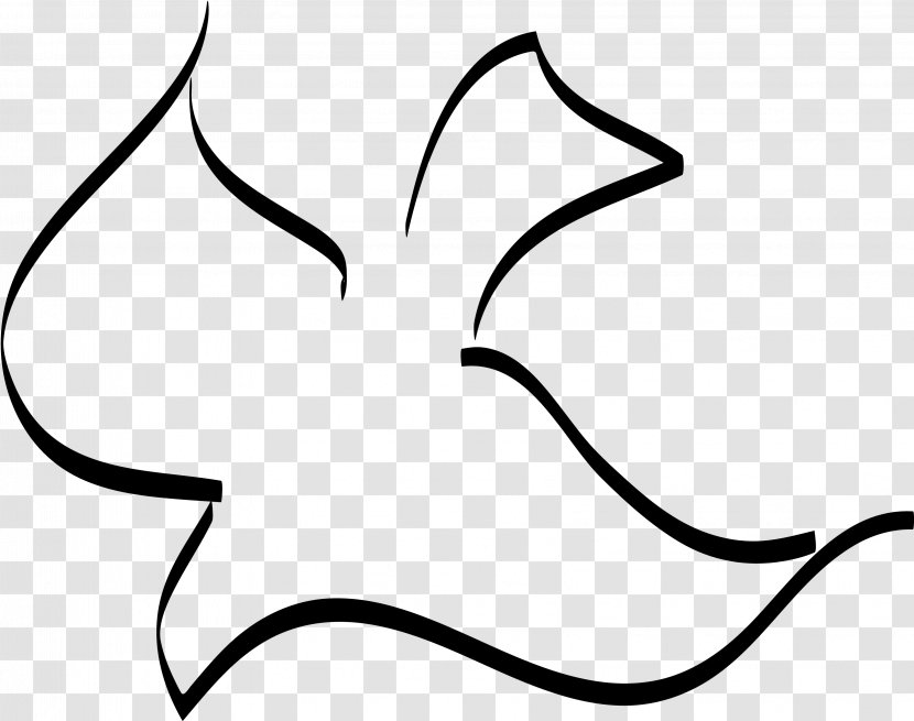 Holy Spirit Doves As Symbols Drawing Clip Art - Symbol Transparent PNG