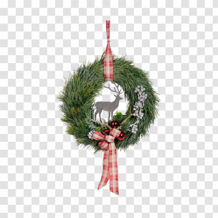 Christmas Ornament Fir Spruce Pine Wreath Transparent PNG