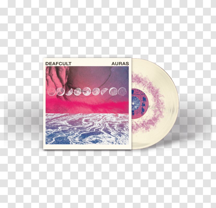 DEAFCULT Auras LP Record Phonograph Album - Watercolor - Haze Transparent PNG
