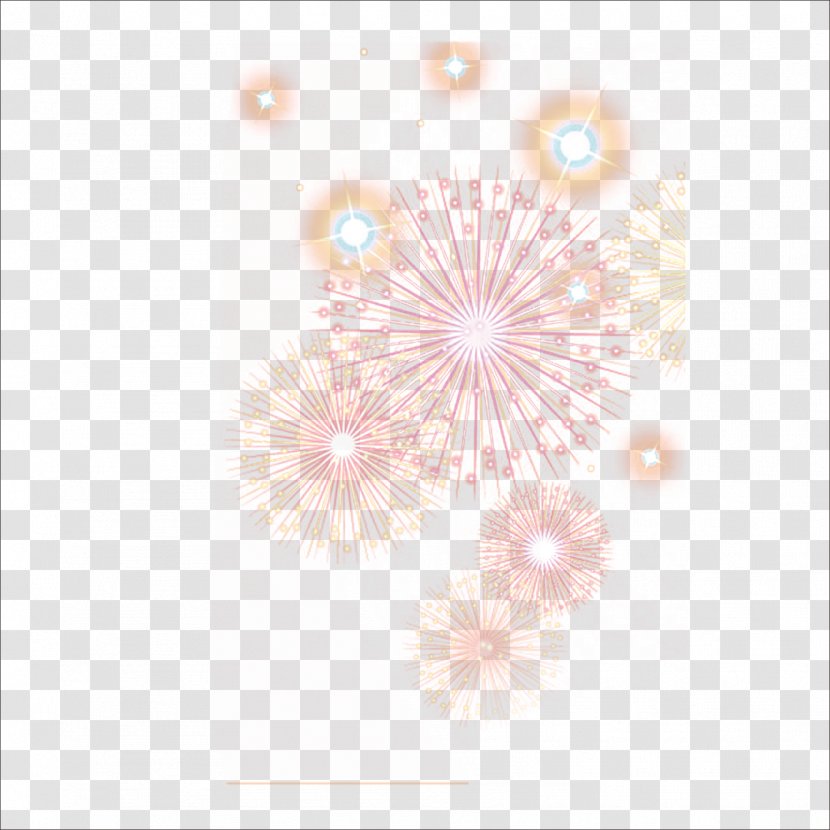 Pink Pattern - Fireworks Transparent PNG