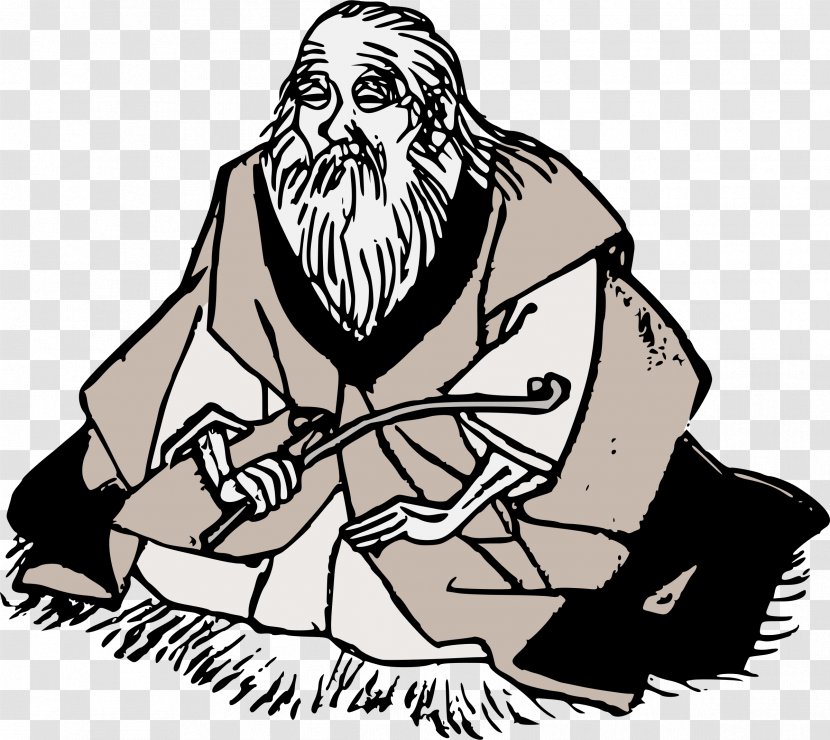 Wise Old Man Clip Art - Mammal - Japanese Guy Cliparts Transparent PNG