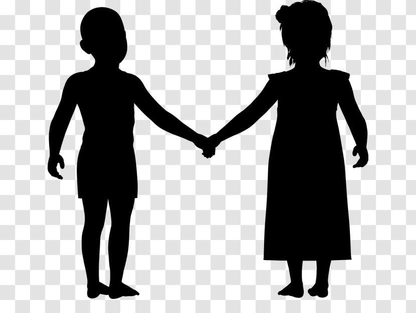 Child Holding Hands Boy Silhouette Clip Art - Tree Transparent PNG