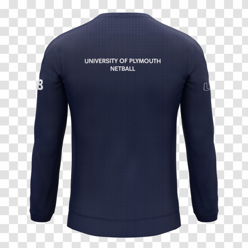 Long-sleeved T-shirt Rash Guard Majestic Athletic Jacket - Neck - Netball Transparent PNG