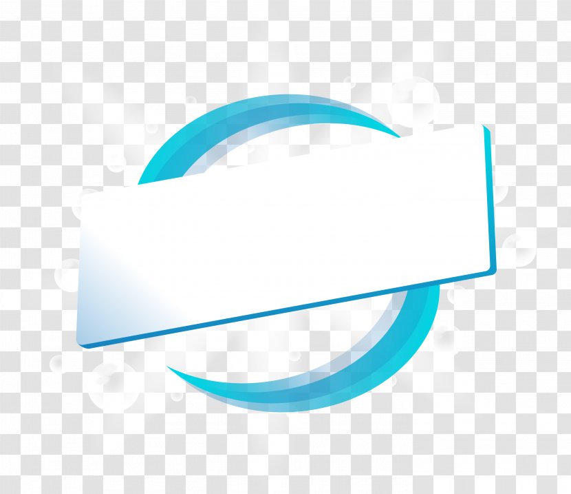 Brand Logo Blue Font - Computer - Line Ring Title Box Transparent PNG