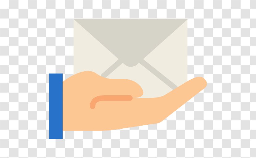 Thumb Angle Font - Text - Envelope Transparent PNG
