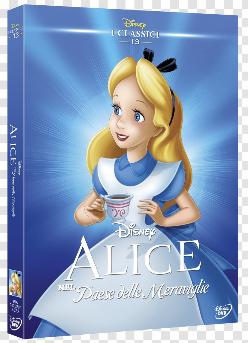 Alice's Adventures In Wonderland DVD Alice Film - Mia Wasikowska - Dvd Transparent PNG