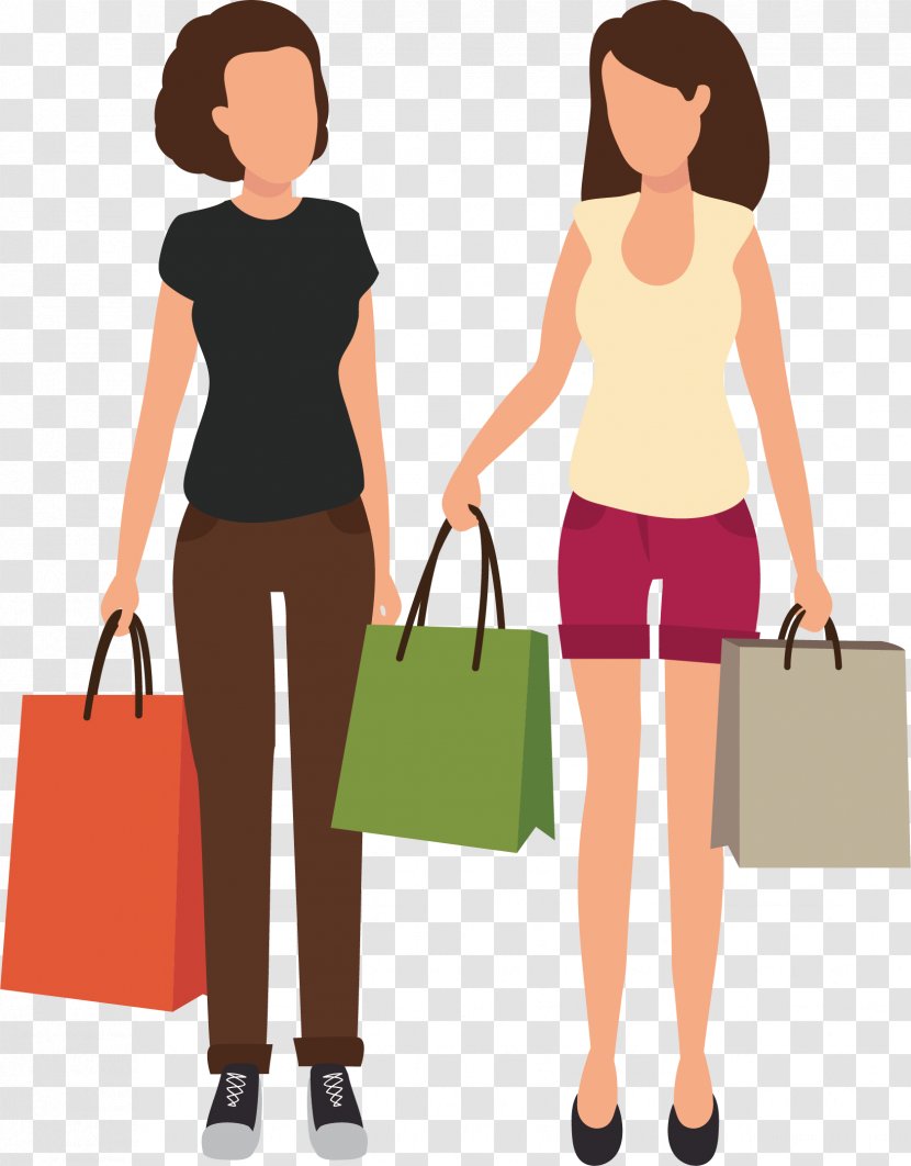 Shopping Bag Consumer - Frame - Woman Transparent PNG