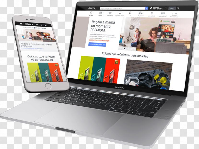 Netbook Web Design Page E-commerce - Computer Hardware Transparent PNG