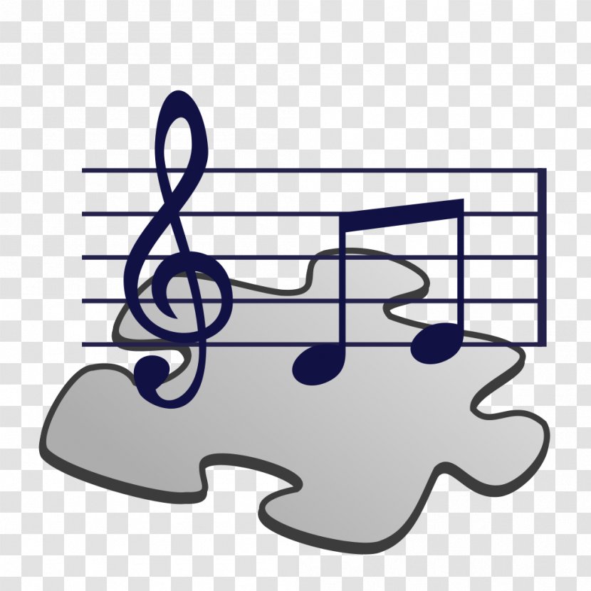 Musical Note Clef Clip Art - Silhouette - Creative Transparent PNG