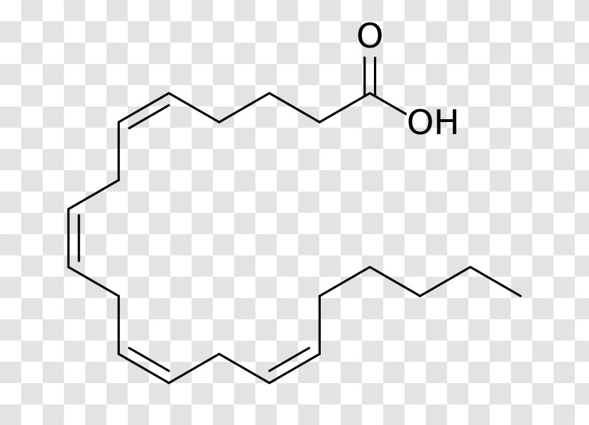 Arachidonic Acid Eicosanoid Fatty Chemistry - Base Transparent PNG