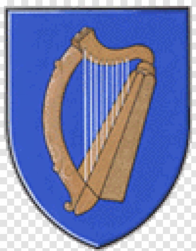 National Library Of Ireland Coat Arms Flag Celtic Harp - Musical Instrument Transparent PNG