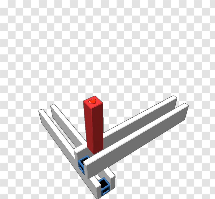 Blocksworld Undertale Product Design Angle - Homemade Knife Block Transparent PNG