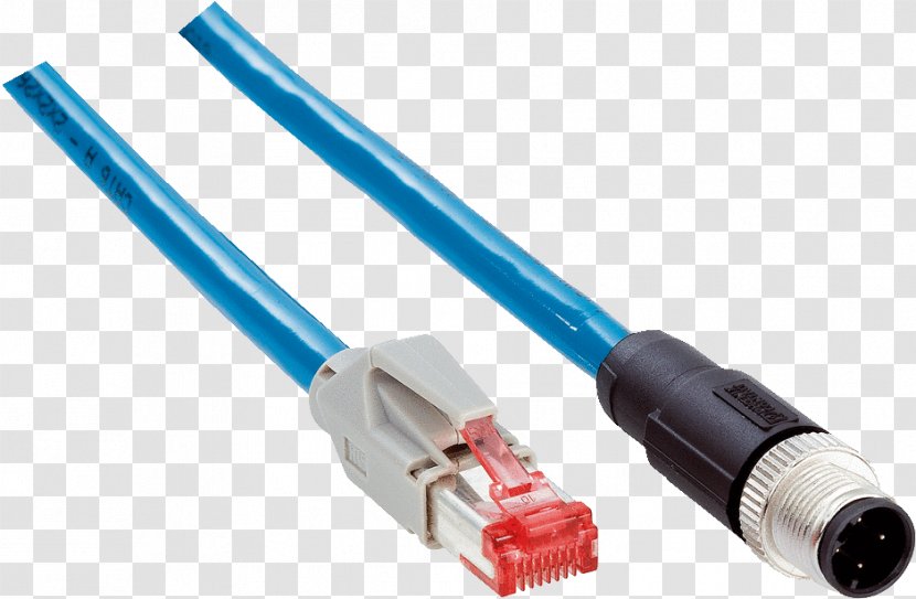 8P8C Network Cables Electrical Connector Ethernet Twisted Pair - Class F Cable - Plug Transparent PNG