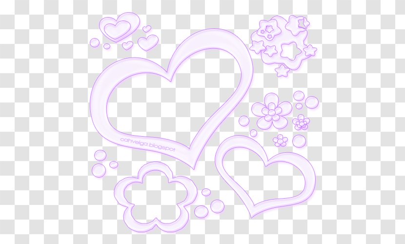 Love Line Character Clip Art - Lilac Transparent PNG