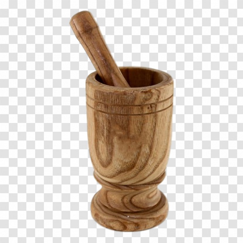 Mofongo Mortar And Pestle Dominican Republic Wood Trituration - Watercolor Transparent PNG