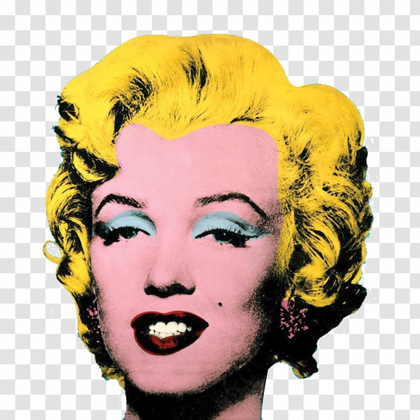 Gold Marilyn Monroe The Andy Warhol Museum Campbell's Soup Cans Screen Printing - Pop Art - Pope Transparent PNG