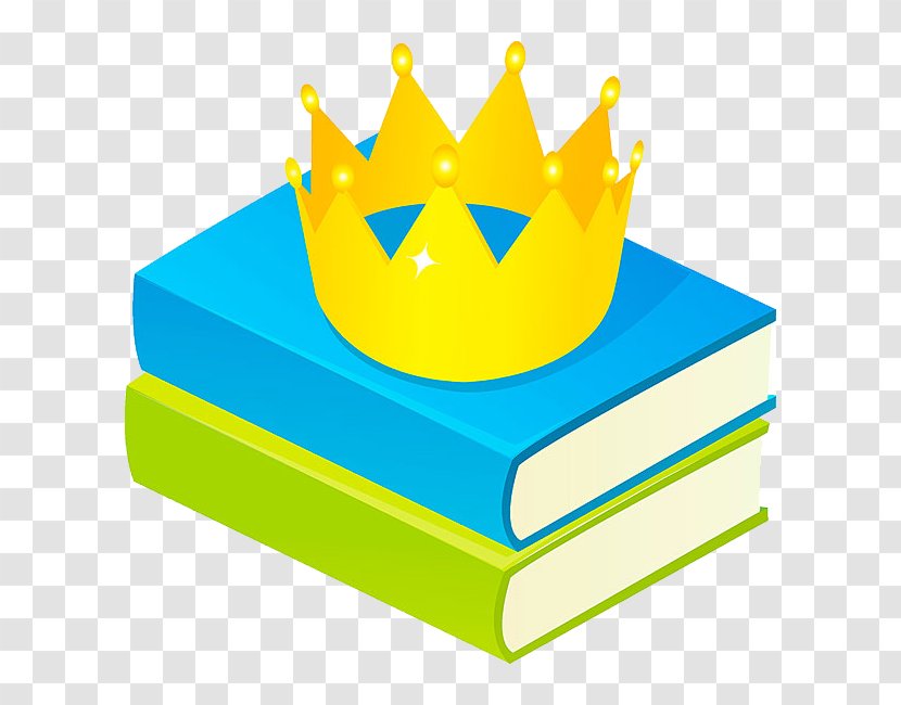 Yellow Clip Art - Text - The Crown On Book Transparent PNG