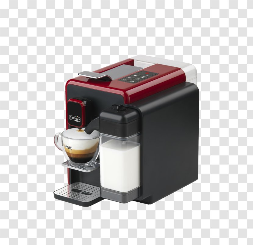 Cappuccino Coffee Caffitaly Latte Cafe - Small Appliance Transparent PNG