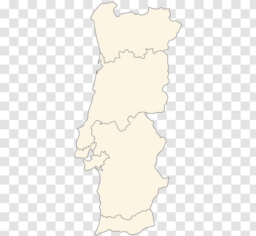 Line Art Angle - Portugal Map Transparent PNG