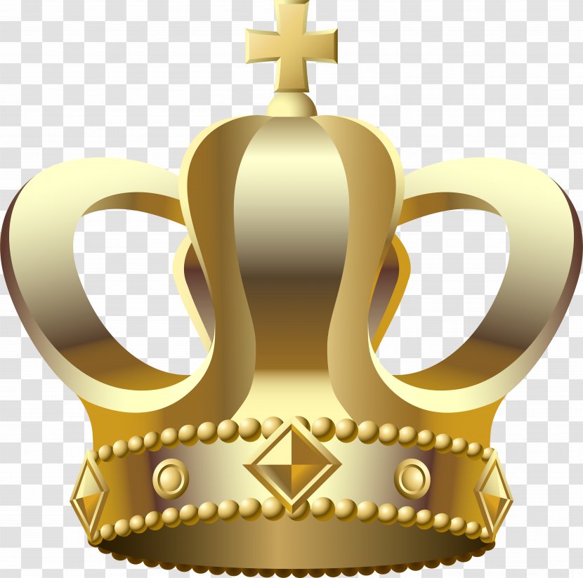 Gold Crown - Tiara - Metal Symbol Transparent PNG