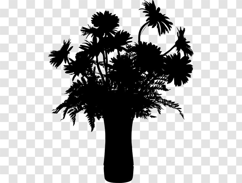 Asian Palmyra Palm Trees Leaf Silhouette Branching - Sabal Palmetto - Borassus Transparent PNG