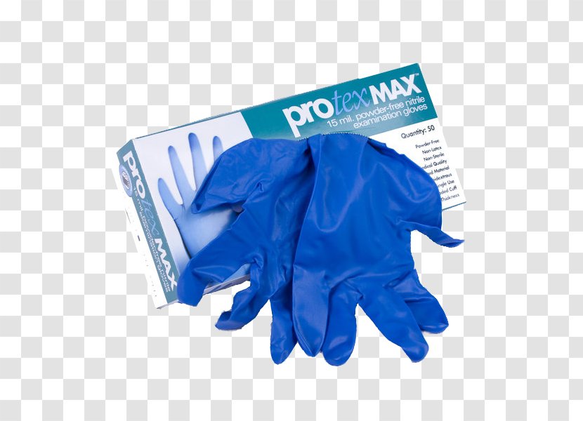 Medical Glove Cobalt Blue Product - Gloves Transparent PNG