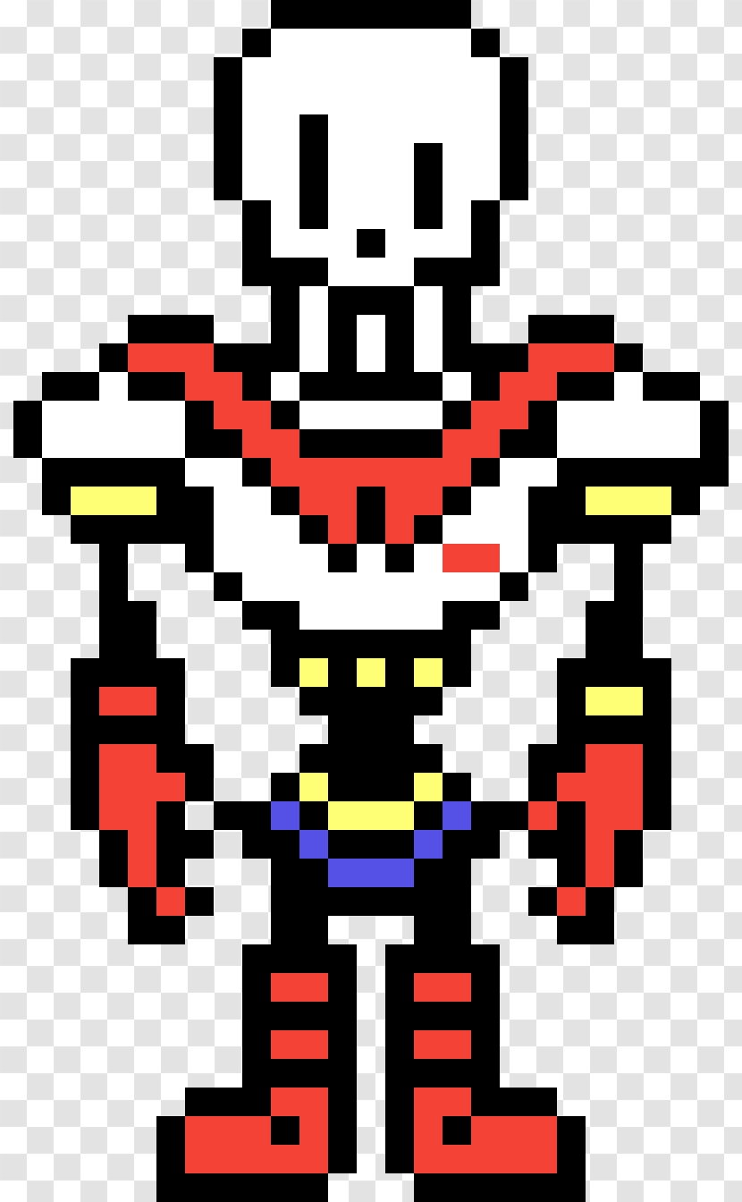 Undertale Pixel Art Isometric Projection PAPYRUS - Symbol - Sprite Transparent PNG