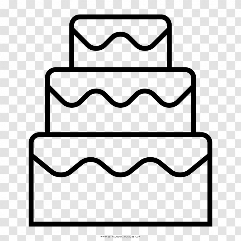 Wedding Cake Birthday Clip Art - Black Transparent PNG