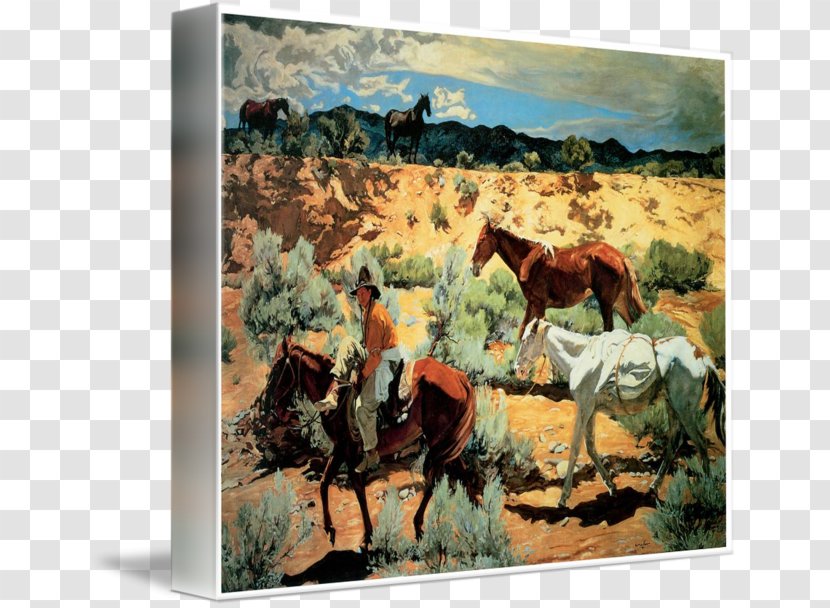 Painting Work Of Art Museum Canvas Print - Livestock Transparent PNG