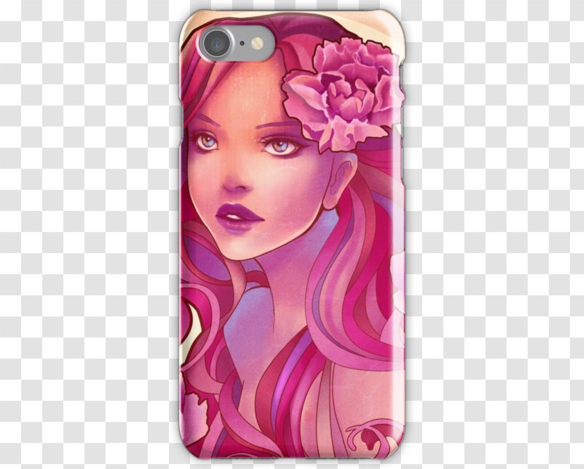 Fairy Long Hair Mobile Phone Accessories Pink M - Case Transparent PNG