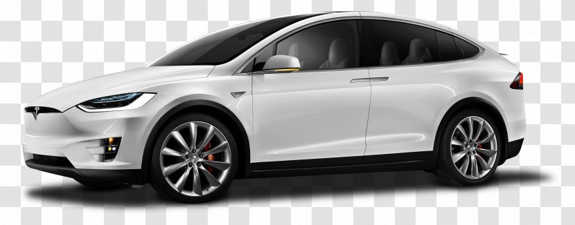2017 Tesla Model X S Motors Sport Utility Vehicle Car - Crossover Suv - White Transparent PNG