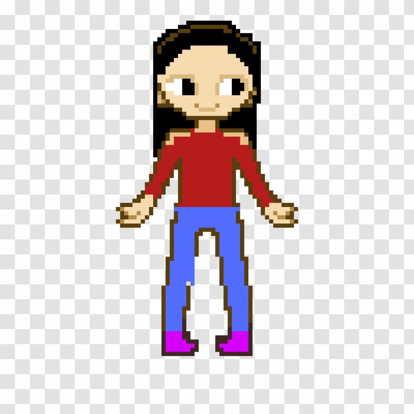 Pixel Art Character Drawing Cartoon Image - Toy - Kaitlyn Streamer Transparent PNG
