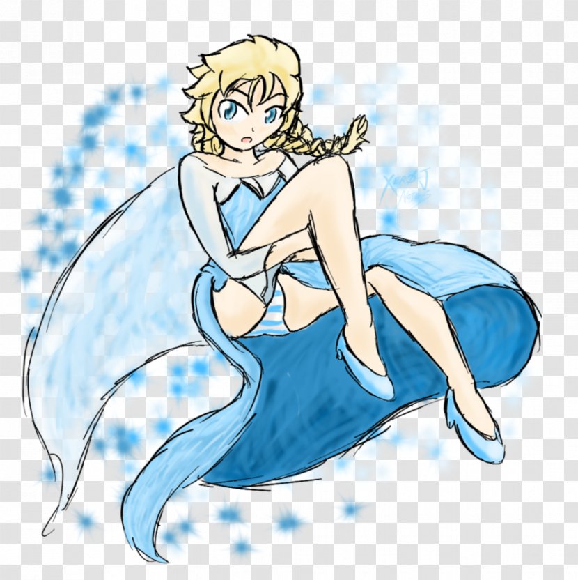 Elsa Line Art Fan Service DeviantArt - Frame - Sleeping Beauty Transparent PNG